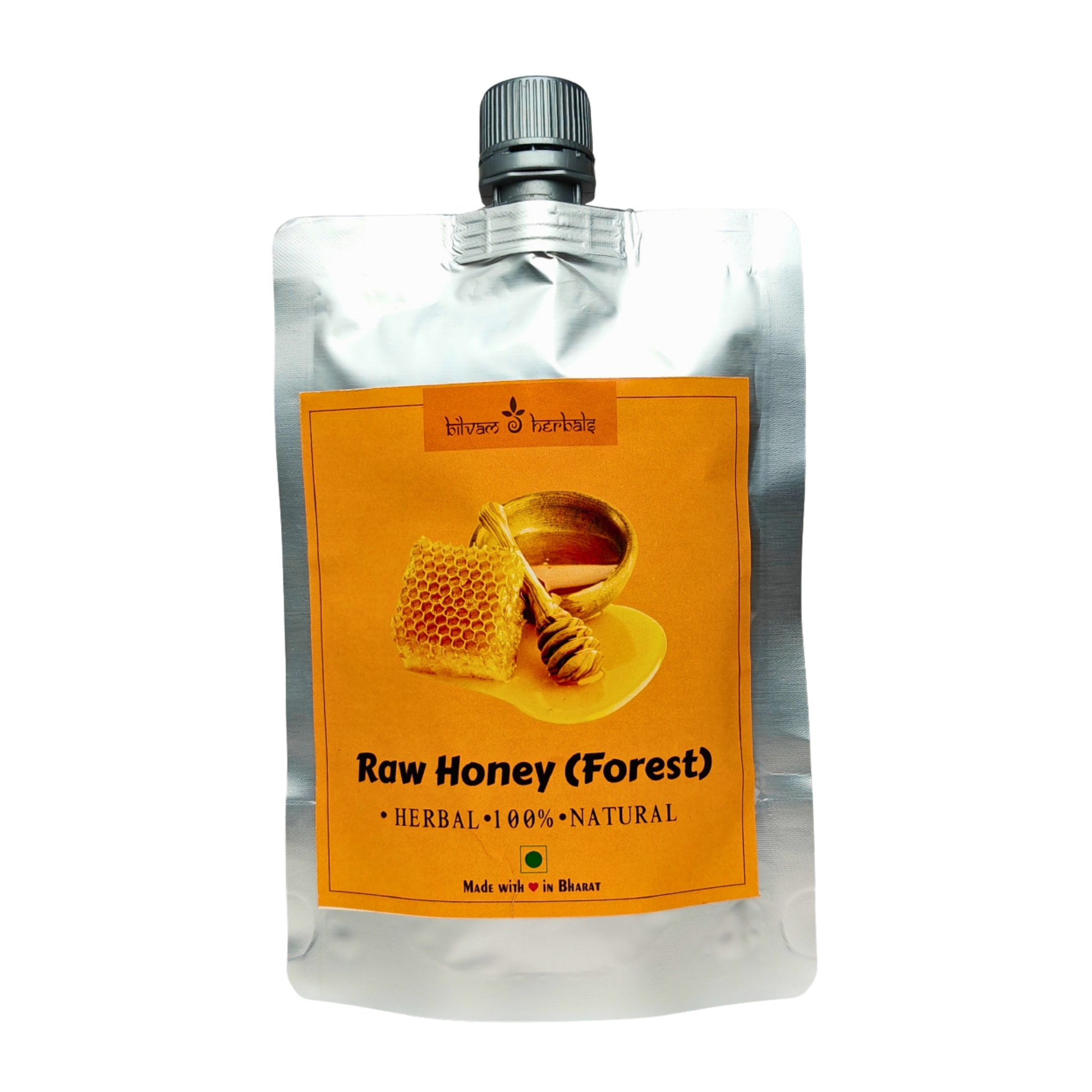 Raw & Unprocessed Forest Honey - Luxury in Every Drop - Pure, Wild, & Naturally Divine Bilvam Herbals