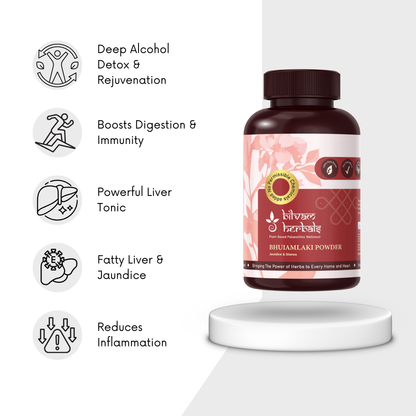 Bhuiamlaki Capsules - Your Liver’s Best Ally - Liver Health - 120N Bilvam Jaganmaata Herbals Pvt. Ltd.