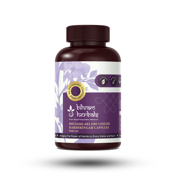 Bhuiamlaki Dry Ginger Harshringar Capsules - Transform Your Body, Elevate Your Wellness - Weight Loss - 120N