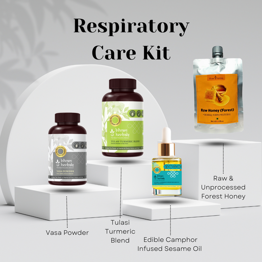 Respiratory Care Kit - Breathe Freely. Feel Lighter. Live Healthier. Bilvam Jaganmaata Herbals Pvt. Ltd.