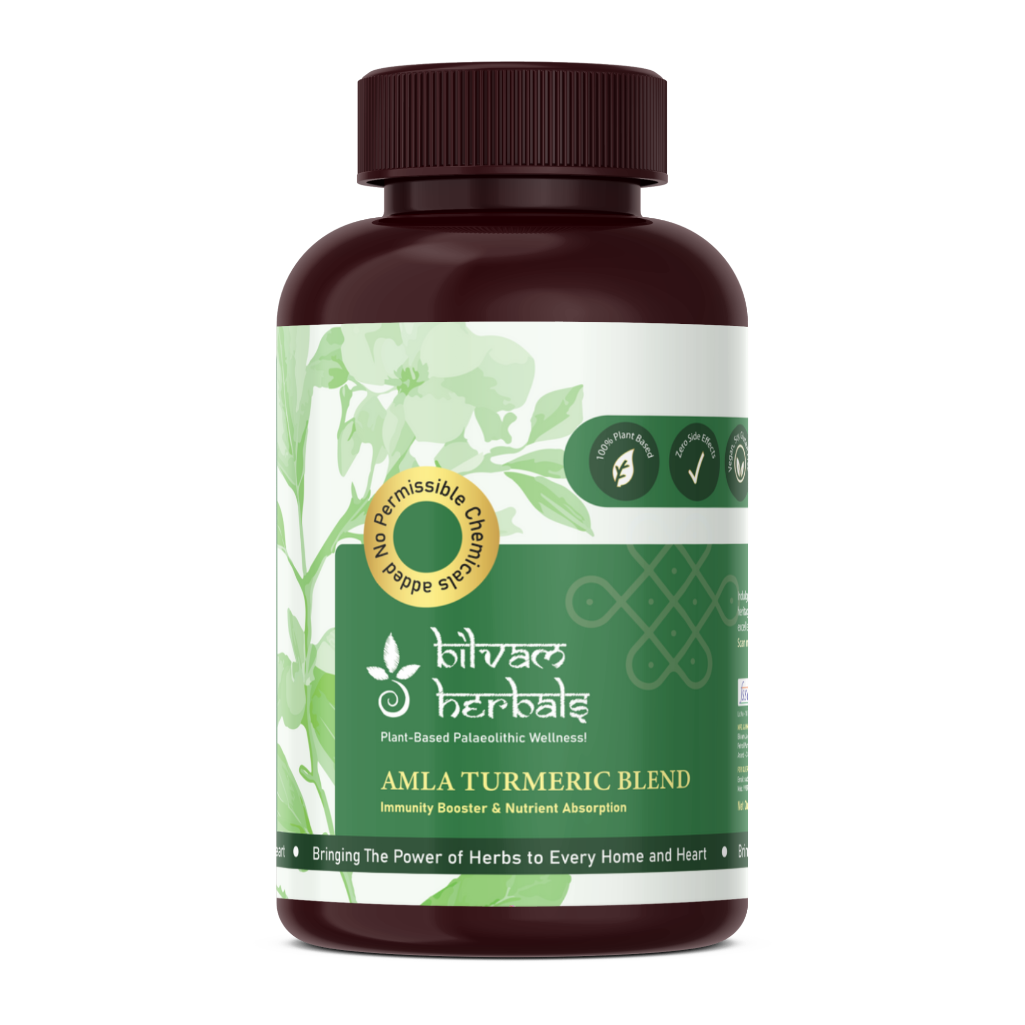 Amla Turmeric Blend - 100 g e 3.53 oz. Bilvam Herbals