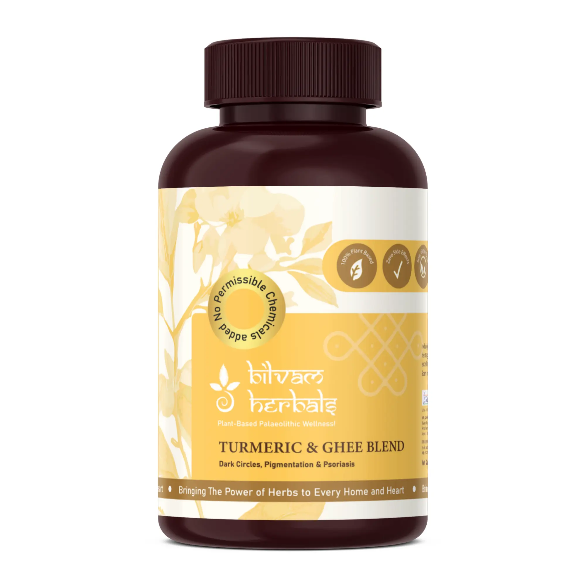 Turmeric Ghee Blend - 100 g e 3.53 oz. Bilvam Herbals