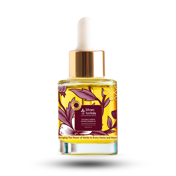 Palaash Flowers infused sesame oil - A Timeless Elixir for Luminous, Ageless Skin