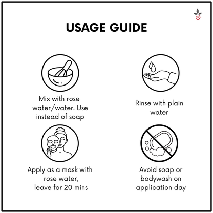 Rose Herbal Bathing Powder - Experience Silken Soft, Glowing Skin - 100 g e 3.53 oz. Bilvam Herbals