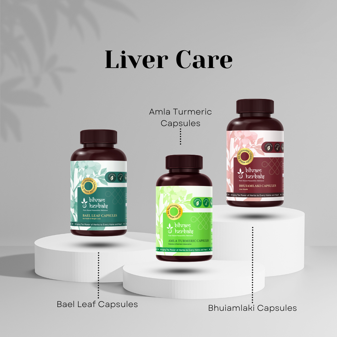 Liver Care Kit - Natural Support for Liver Health & Detox Bilvam Jaganmaata Herbals Pvt. Ltd.