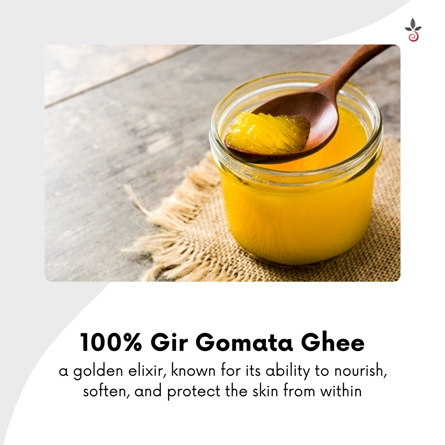 Turmeric Ghee Blend - 100 g e 3.53 oz. Bilvam Herbals