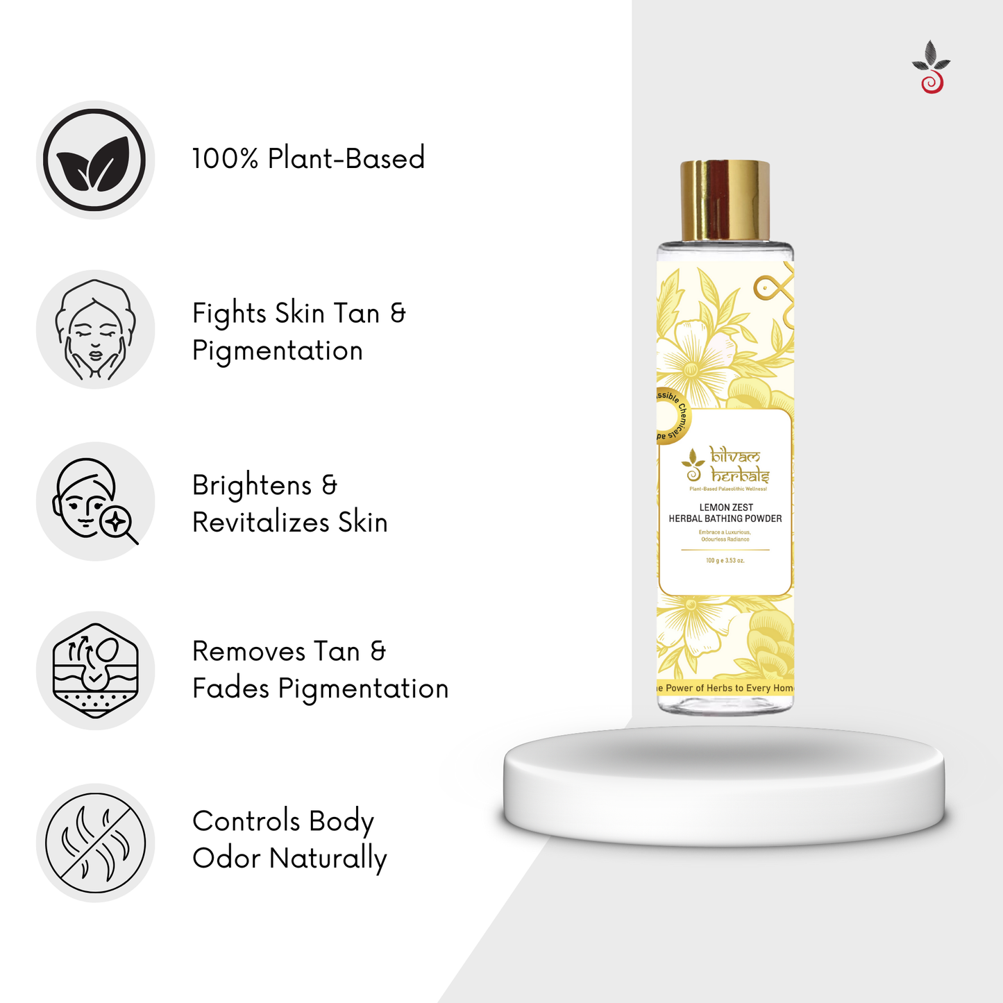 Herbal Bathing Powder Kit - Ayurvedic Luxury for Radiant Skin Bilvam Herbals