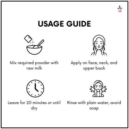 Turmeric Face Pack with Cream of Milk - The Timeless Secret to Glowing, Youthful Skin - 100 g e 3.53 oz. Bilvam Herbals