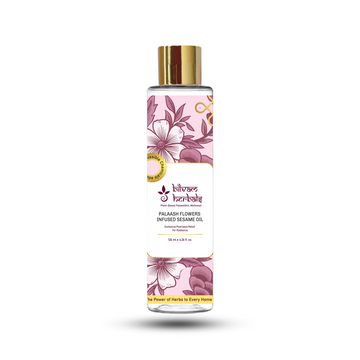 Palaash Flowers infused sesame oil - A Timeless Elixir for Luminous, Ageless Skin