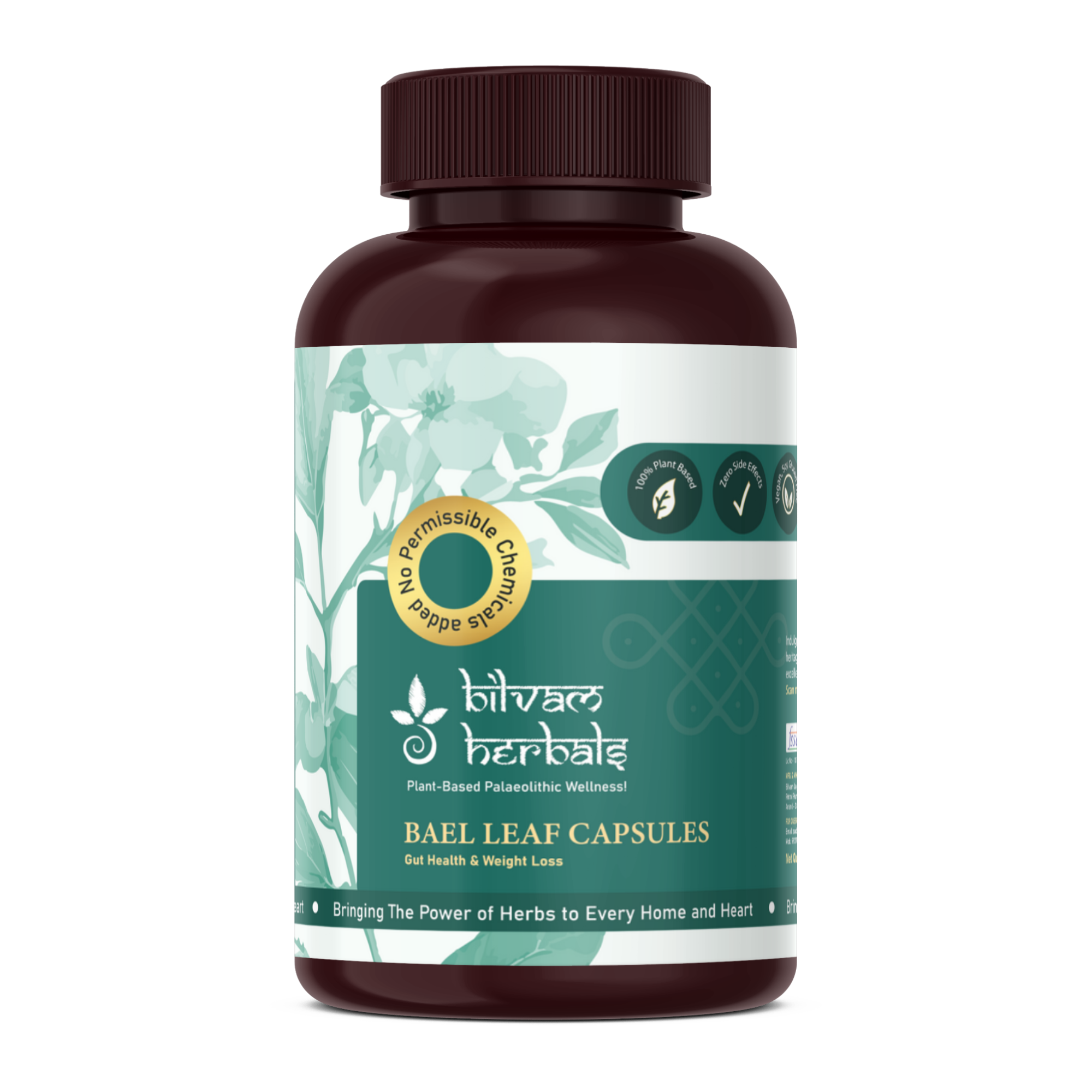 Bael Leaf Capsules - Ayurvedic Excellence for Gut Health & Weight Balance - Nourish, Heal & Restore with the Power of Bael - 120N Bilvam Jaganmaata Herbals Pvt. Ltd.