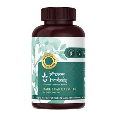 Bael Leaf Capsules - Ayurvedic Excellence for Gut Health & Weight Balance - Nourish, Heal & Restore with the Power of Bael - 120N Bilvam Jaganmaata Herbals Pvt. Ltd.