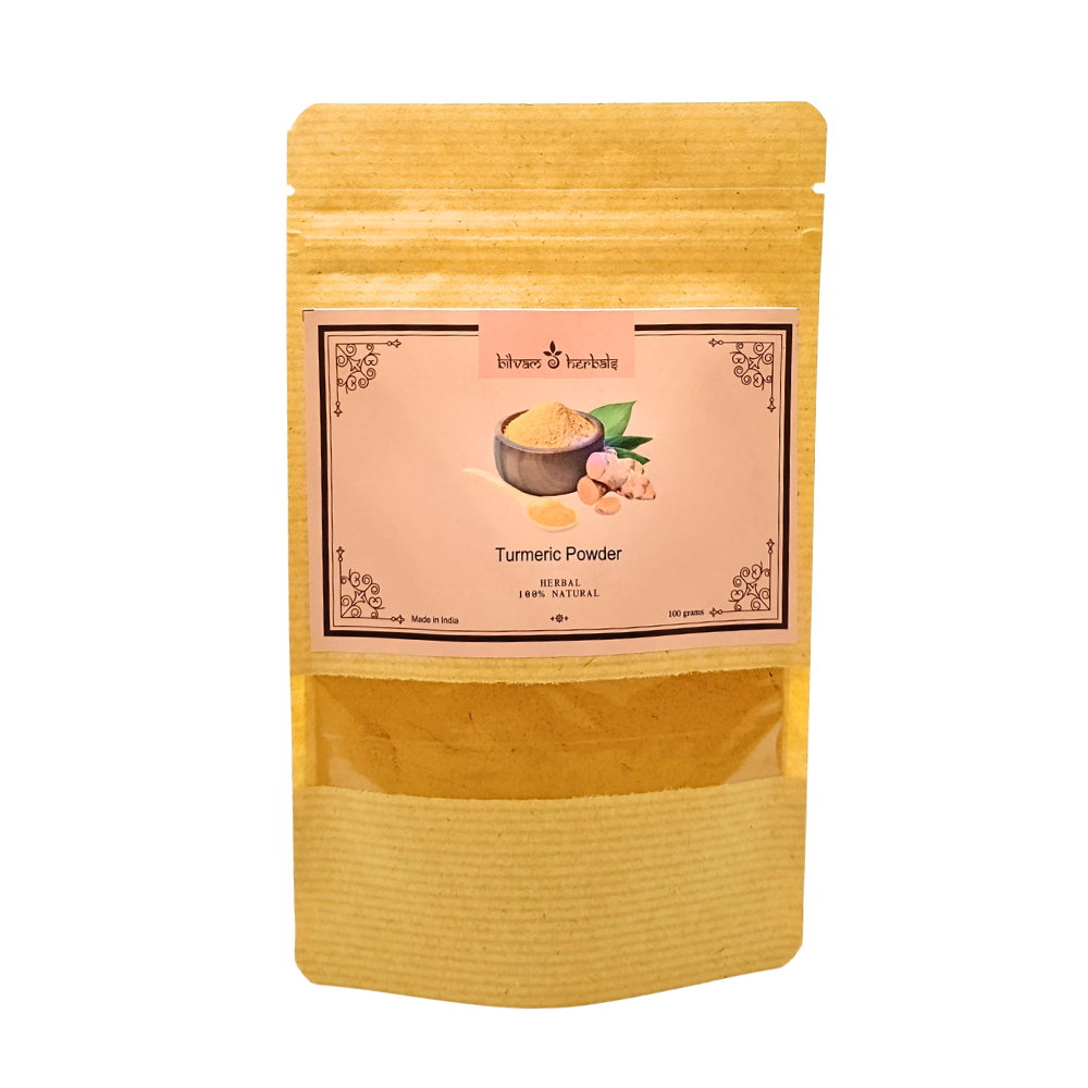 Turmeric Powder - The Golden Elixir of Ayurveda - An Ancient Treasure from the Kandhamal Region - 100g Bilvam Herbals