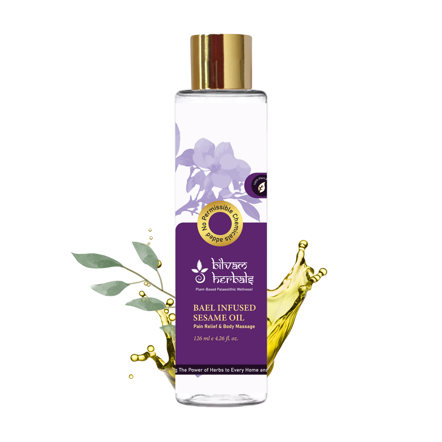 Bael Infused Sesame Oil - The Ancient Remedy for Modern Pains - 120 ml e 4.06 fl. oz.