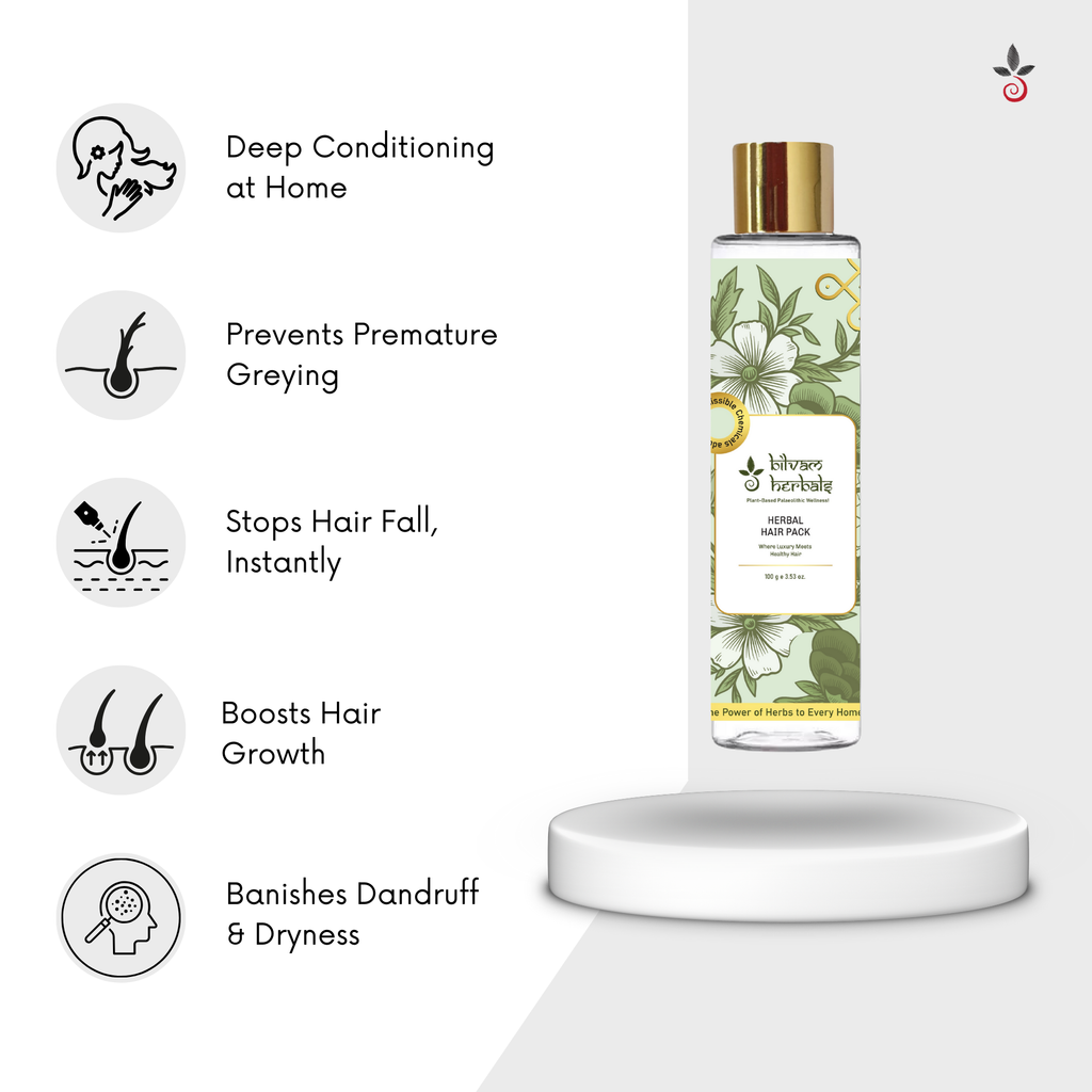 Hair Care Kit - The Secret to Luscious, Timeless Hair Bilvam Jaganmaata Herbals Pvt. Ltd.