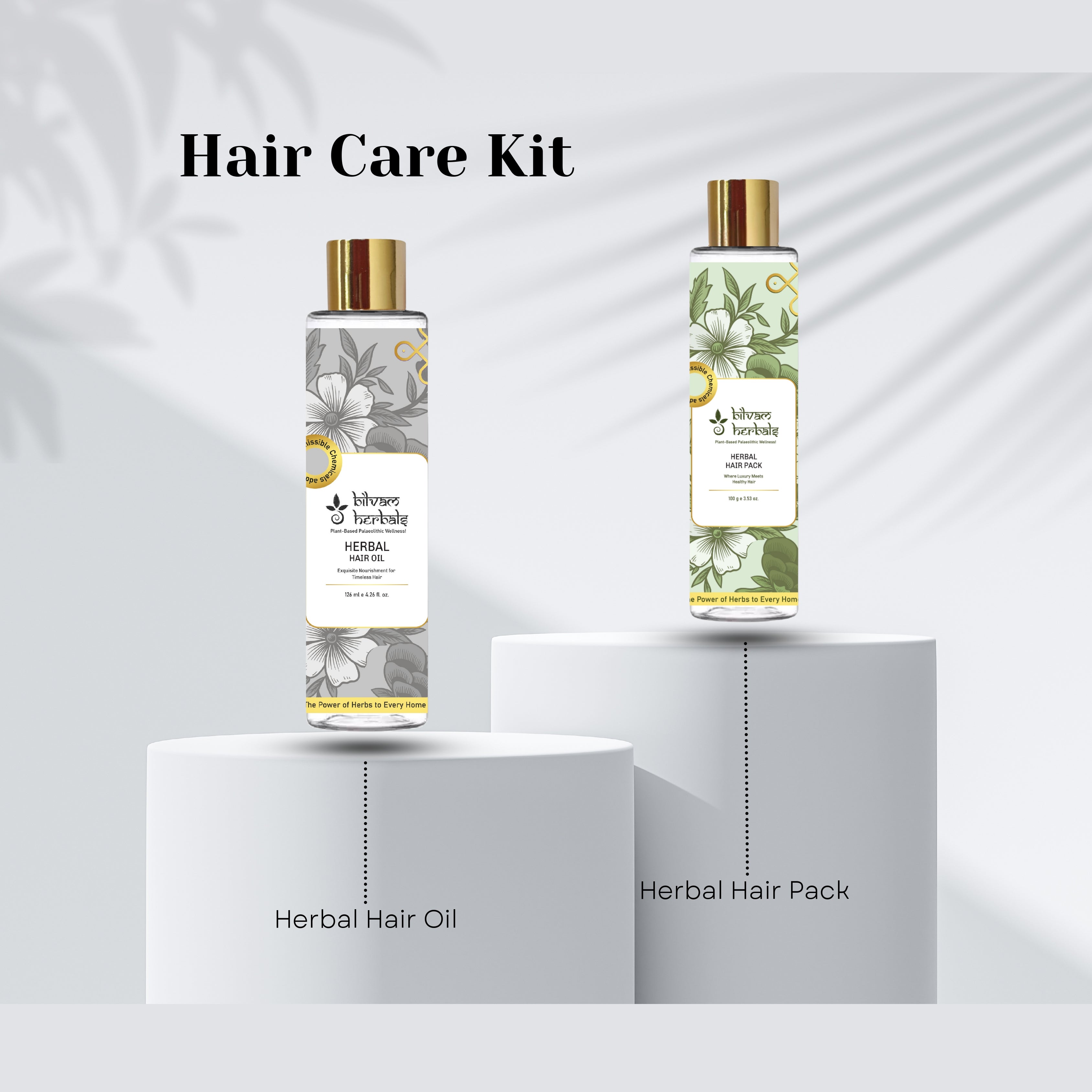 Hair Care Kit - The Secret to Luscious, Timeless Hair Bilvam Jaganmaata Herbals Pvt. Ltd.