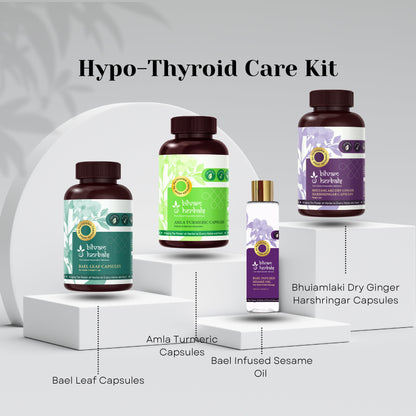 Hypo-Thyroid Care Kit - Awaken Your Energy. Restore Your Balance. Thrive Naturally. Bilvam Jaganmaata Herbals Pvt. Ltd.