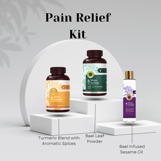 Pain Relief Kit - Soothe. Heal. Restore. Bilvam Jaganmaata Herbals Pvt. Ltd.