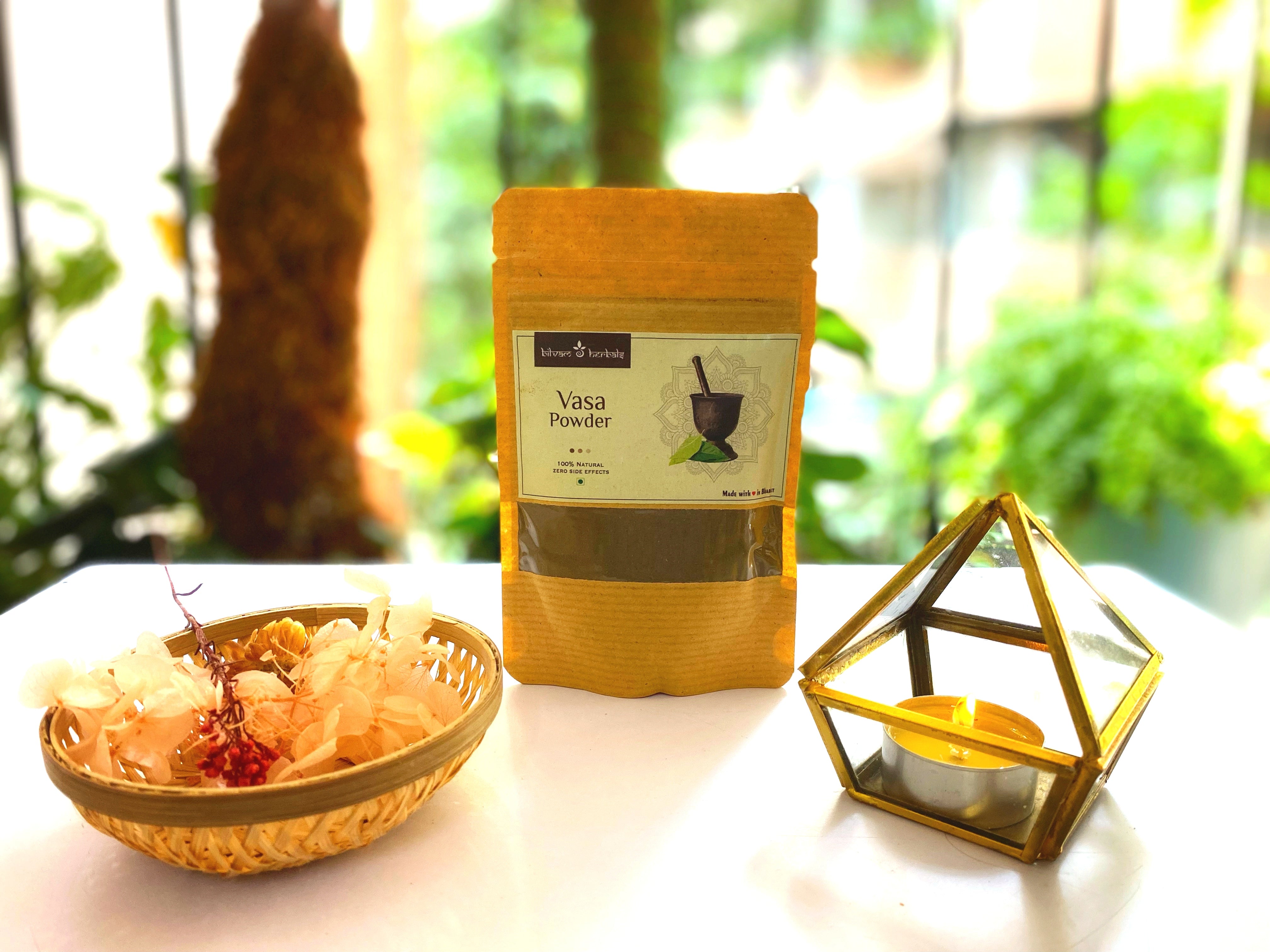 Vasa Powder Naturmeds 100 G – Natürliches Nahrungsergänzungsmittel, Ayurvedisches Kräuterpulver
