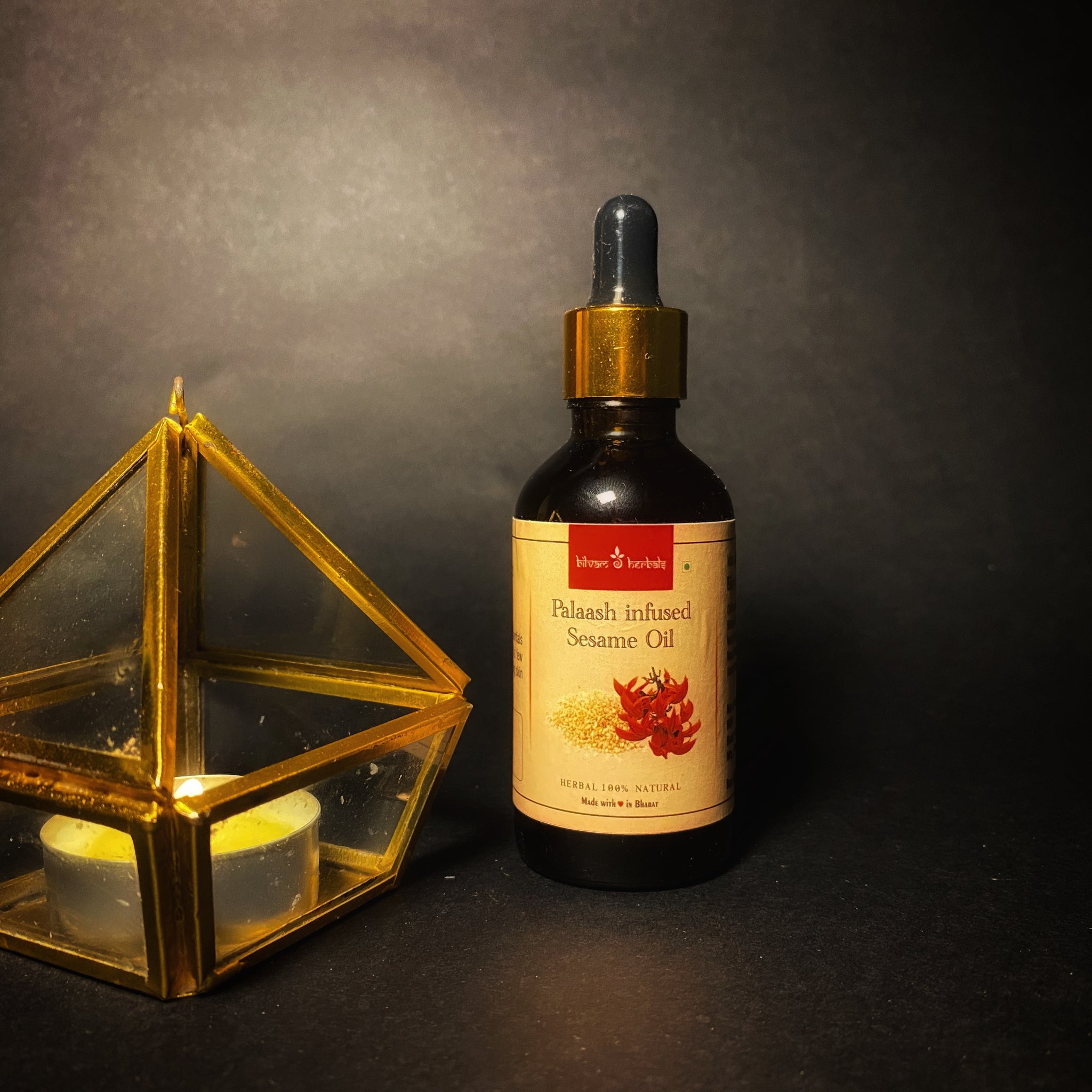 Palaash Flowers infused sesame oil