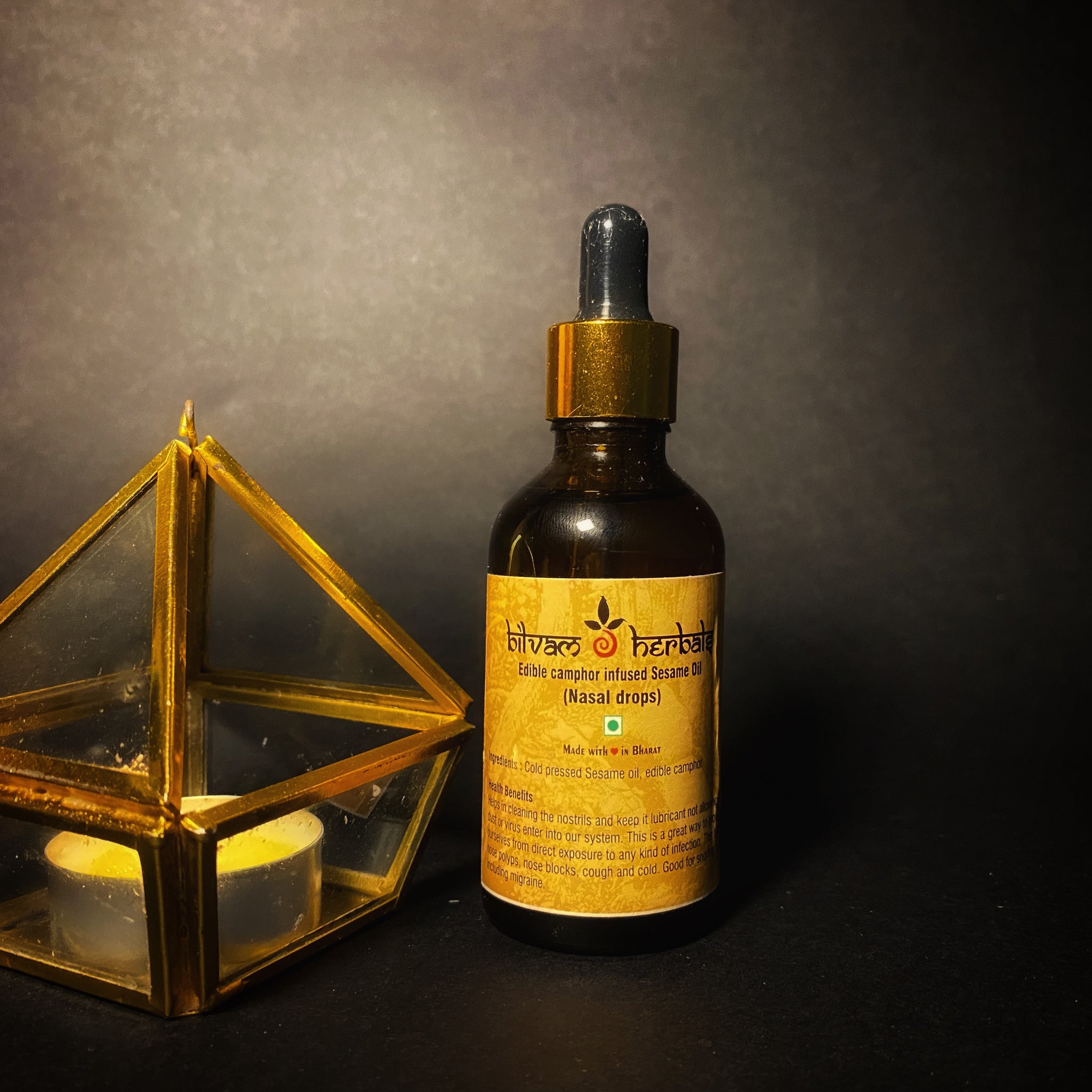 Nasal Cleanser Ayurvedic Sesame Oil Infused With Edible