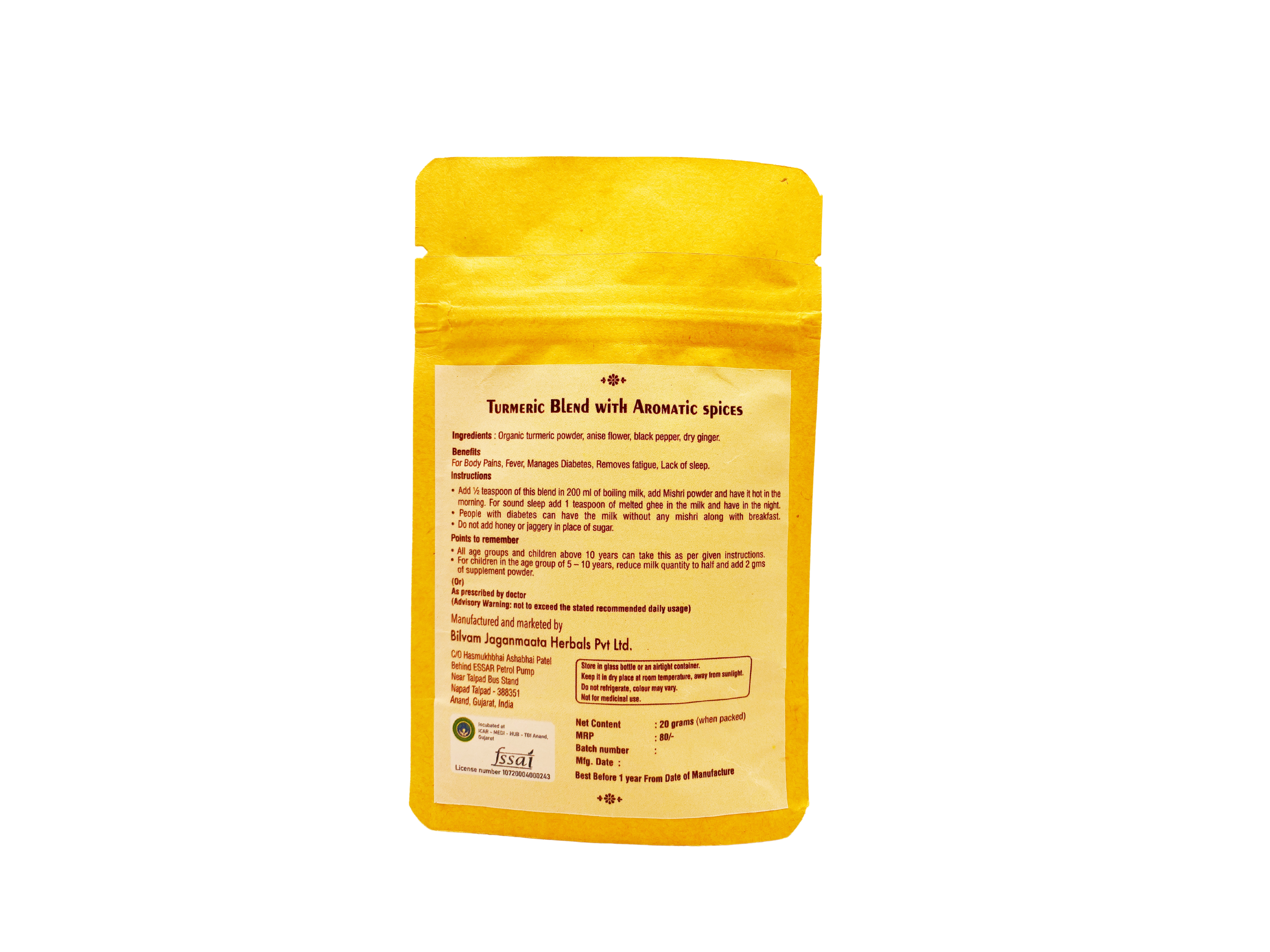 Turmeric Blend with Aromatic Spices
